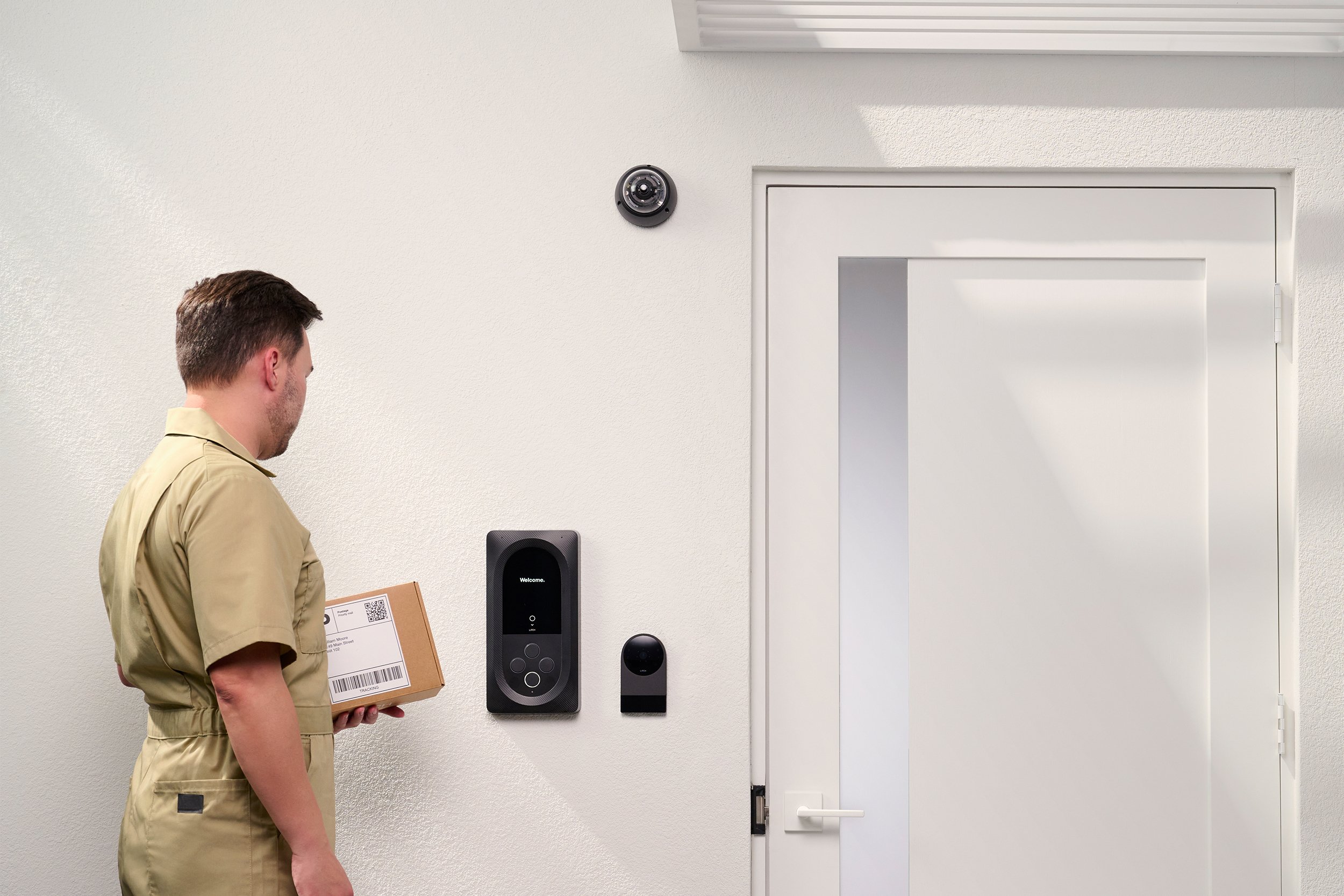 Salto intercom at residential lobby